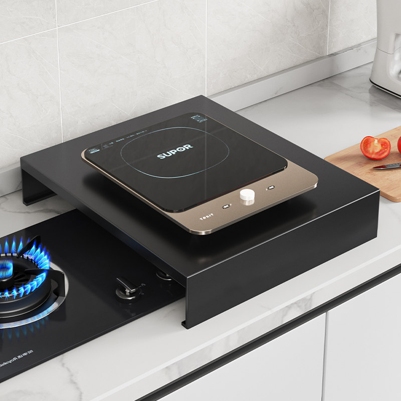 厨房置物架燃气灶盖板罩电磁炉架子支架底座煤气灶遮挡板灶台托架