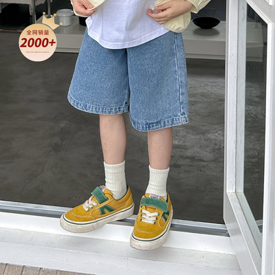 虾酱麻麻休闲五分牛仔短裤