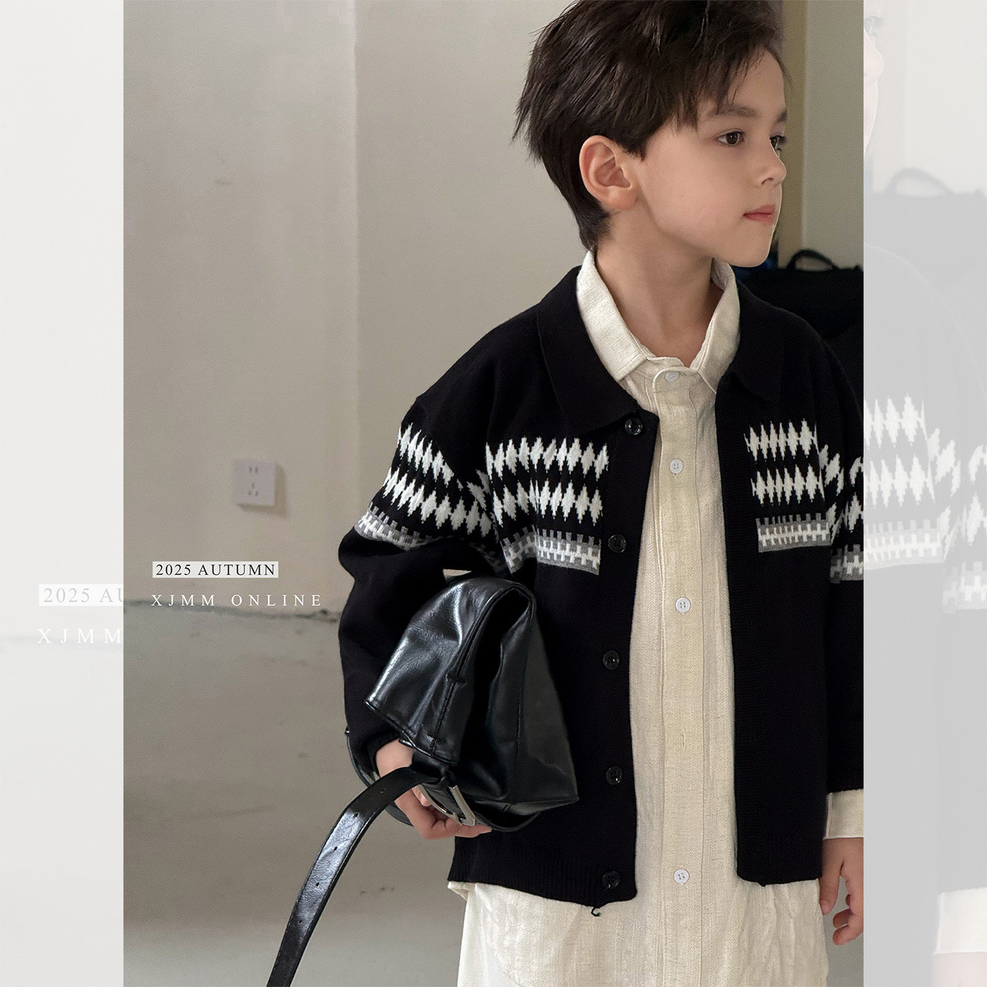 虾酱麻麻男童毛衣秋冬款2025新款男孩洋气开衫撞色儿童装针织外套,童装/婴儿装/亲子装,毛衣/针织衫,淘宝优惠券,粉丝福利购,淘宝优惠卷