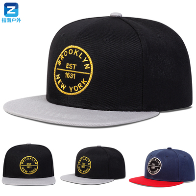 帽子男士平沿帽嘻哈帽美式棒球帽