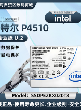 Intel/英特尔 P4510 2T U.2接口 2.5寸 企业级 固态硬盘 TLC颗粒