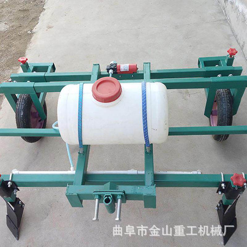 四轮拖拉机带地膜覆盖机玉米播种铺膜机喷施地膜机
