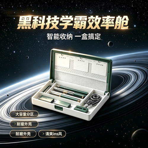 NBX学霸高效笔袋文具笔盒黑科技
