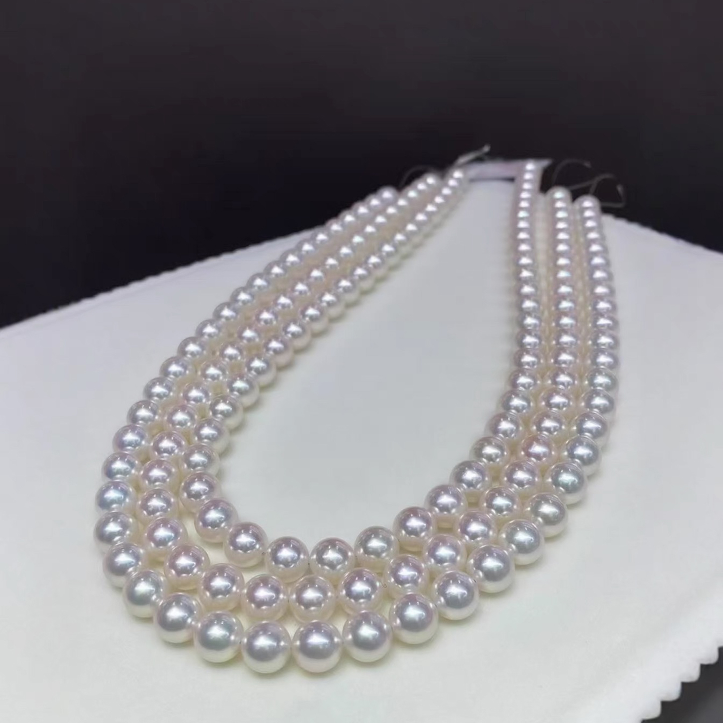 天然极光淡水珍珠项链送妈妈礼物