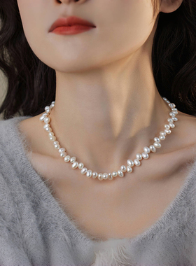 巴洛克珍珠项链女款小众
