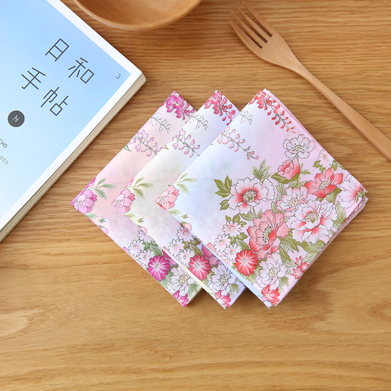 女夏小经典正方形老人怀旧手帕