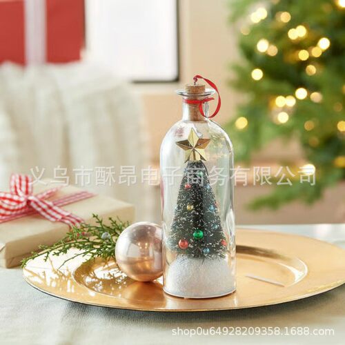 Christmas Tree Message in a Bottle圣诞树瓶中信圣诞录音礼物