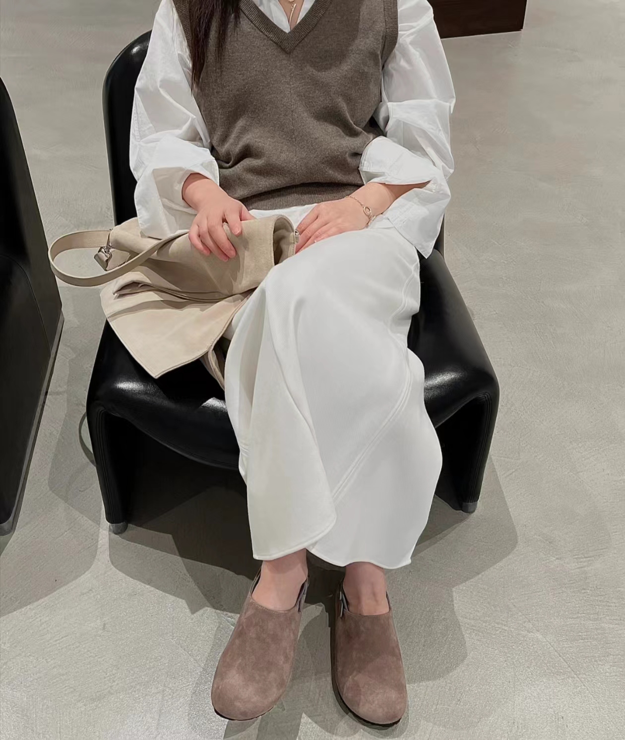 里里定制丨勃肯鞋 颗粒感牛反绒真皮一脚蹬单鞋女