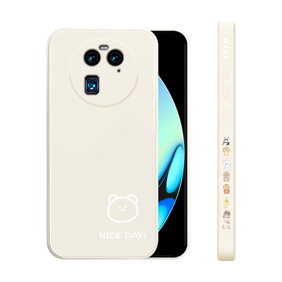 卡通液态硅胶手机壳简约