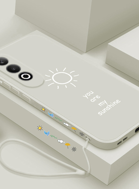 适用oppok12plus手机壳简约晴天OPPOK12PLUS新款液态硅胶0poppo保护套全包创意女款PKS110直边防摔软壳