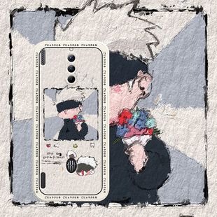 红魔8pro 咒术回战 手机壳努比亚红魔8pro十保护套液态硅胶8pro全包防摔八por卡通创意新潮牌男NX729J外壳女款