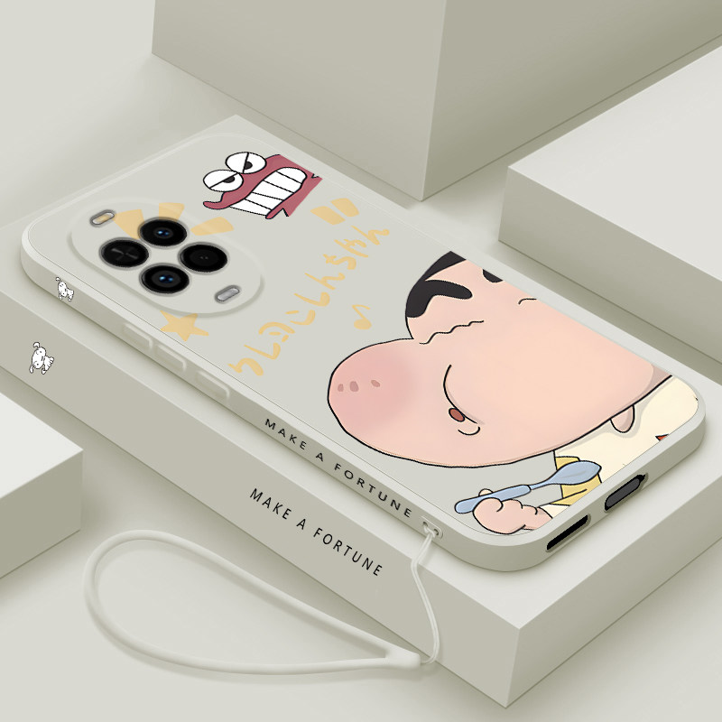 适用华为nova14活力版手机壳卡通蜡笔小新nova14pro液态硅胶保护套14ultra超薄可爱男女款novo镜头全包防摔