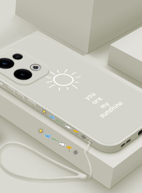 适用opporeno13手机壳简约晴天Reno13PRO新款液态硅胶0pp0保护套全包创意女款0PP0Ren013Pr0直边防摔软壳
