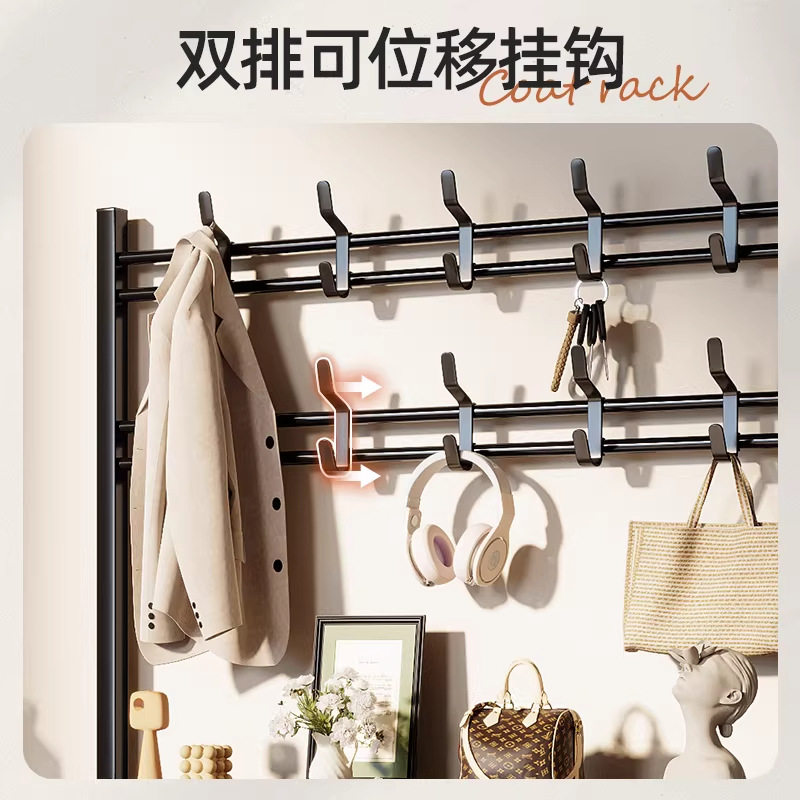 入户门鞋架子衣帽架一体