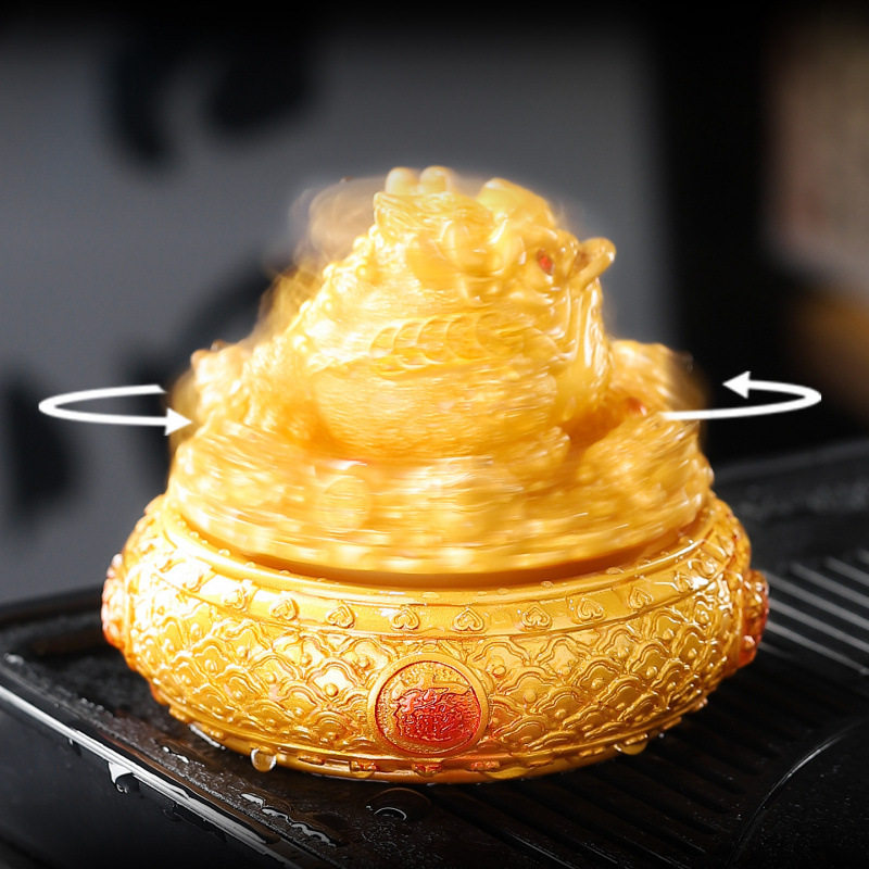 遇水变色大号时来运转瑞兽金蟾茶宠摆件茶玩茶桌茶具配件装饰品
