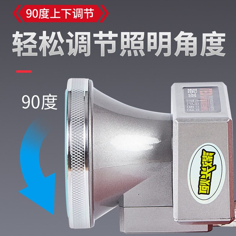 头戴式强光头灯矿灯超长续航强光款超亮煤矿安全帽工地专用感应