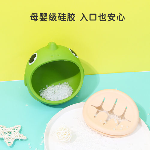 硅胶碗勺儿童辅食喂养恐龙碗吸盘式儿童碗婴儿辅食硅胶吸盘碗零食