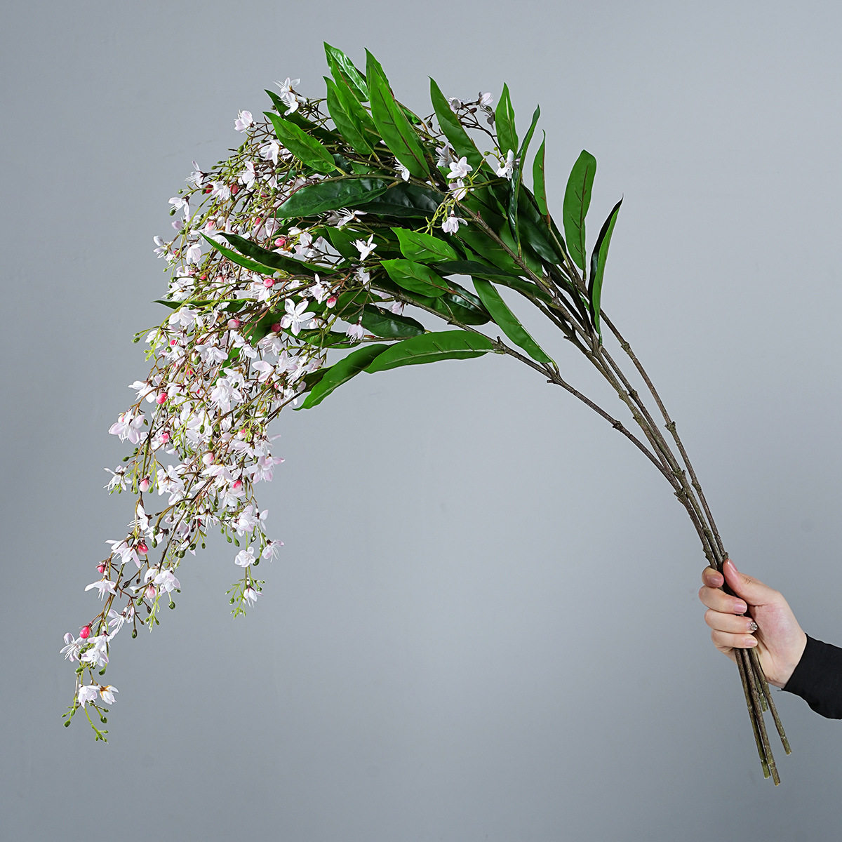 仿真茉莉花垂丝海棠绢枝