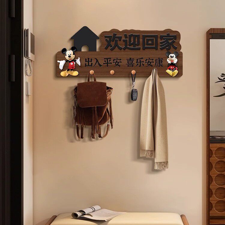 欢迎回家入户衣帽架客厅