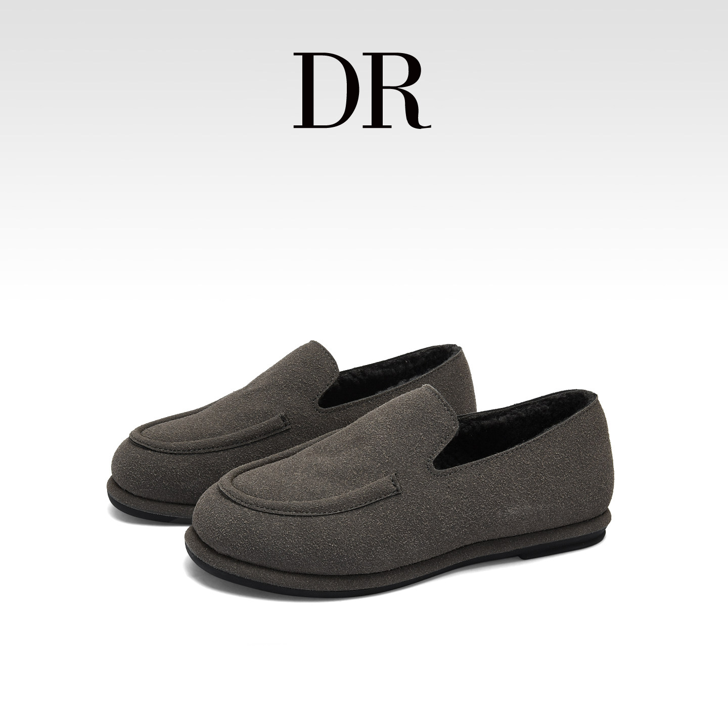 平底通勤懒人豆豆鞋老钱乐福鞋女