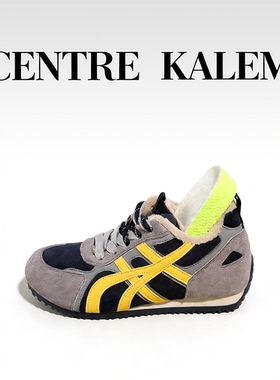 【CENTREKALEM专柜】运动休闲鞋橡胶底内增高女鞋低帮系带休闲风