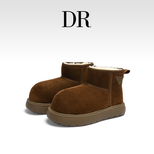 加绒加厚保暖增高棉靴丑萌雪地靴