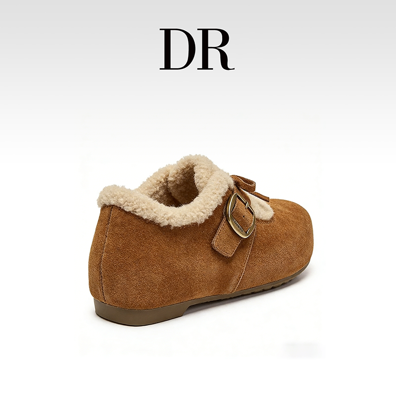 DR官方正品软木鞋呢子防滑勃肯鞋纯色轻便百搭复古舒适毛毛鞋外穿,女鞋,勃肯鞋/软木鞋,淘宝优惠券,粉丝福利购,淘宝优惠卷