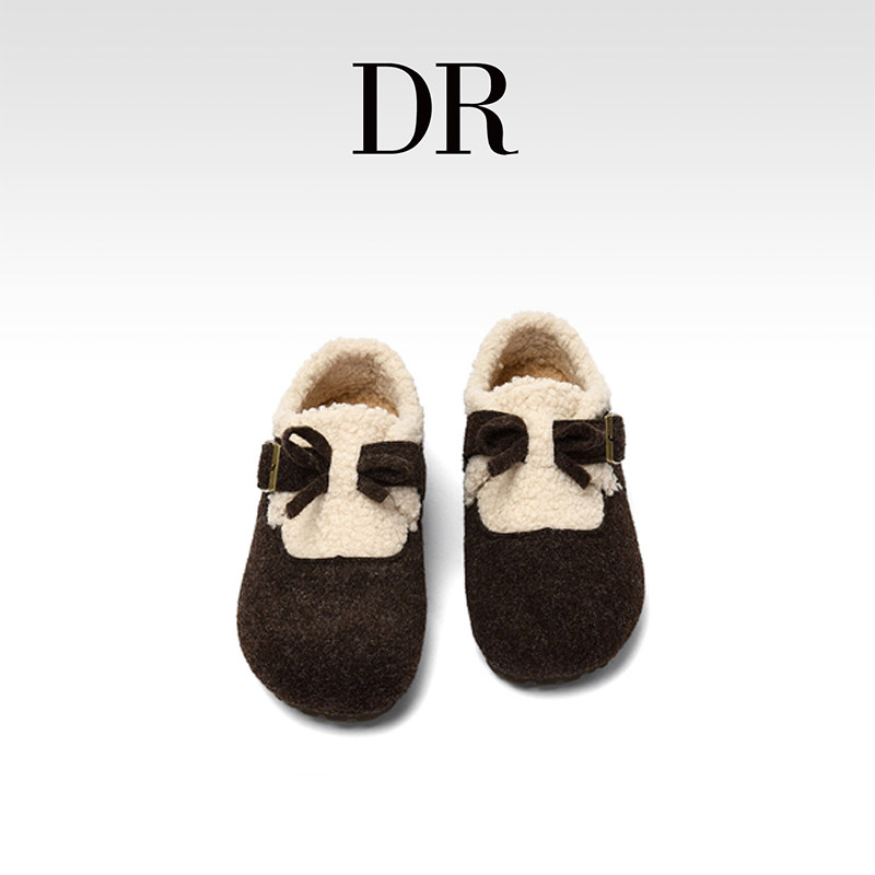DR官方正品休闲玛丽珍鞋搭扣低跟浅口羊毛羊绒平底青年圆头,女鞋,勃肯鞋/软木鞋,淘宝优惠券,粉丝福利购,淘宝优惠卷
