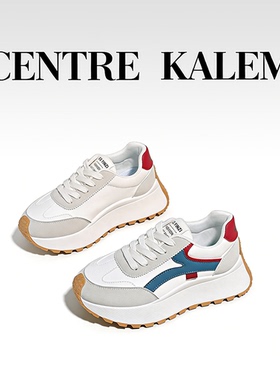 【CENTREKALEM专柜】2026年女鞋运动鞋春季交叉绑带时尚休闲鞋