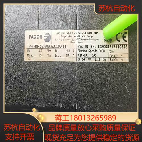 FkM6260AE310011法格伺服电机