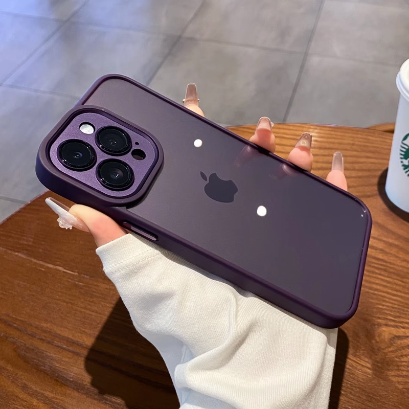 全包亚克力苹果手机壳小众