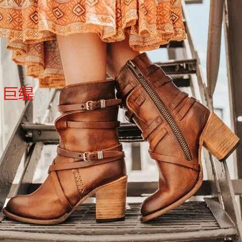 Autumn/Winter boots for ladies in plus-size 35-43大码女士靴