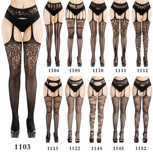 2023 New sexy summer sexy women's net stockings吊带网袜