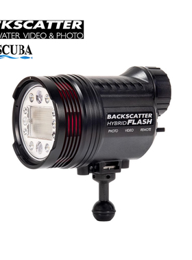 Backscatter HF1水下闪光灯GN40补光灯5000流明高性能潜水HF-1