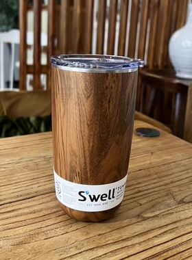 适配美国swell保温咖啡随行杯290/530/700ml款密封防漏水直饮杯盖