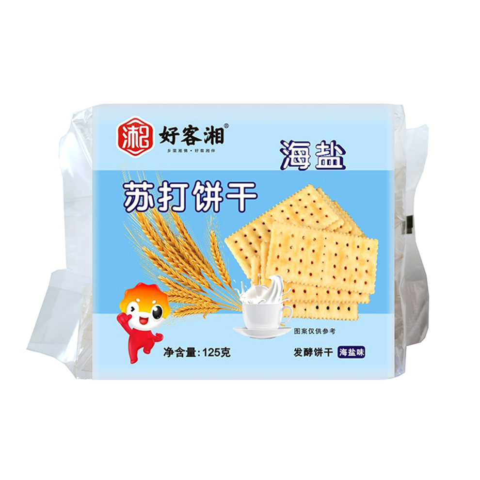 好客湘海盐苏打饼干125g*10中国石油昆仑好客湖南 能源出行 官方加油服务 原图主图