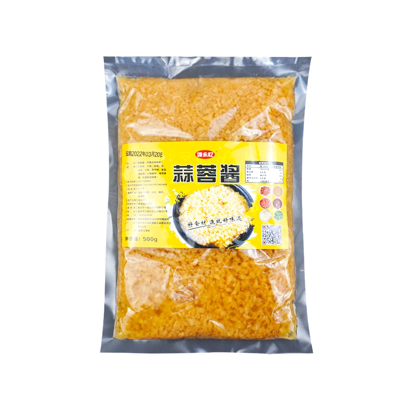颂永忆蒜蓉酱料500g*20袋生蚝酱