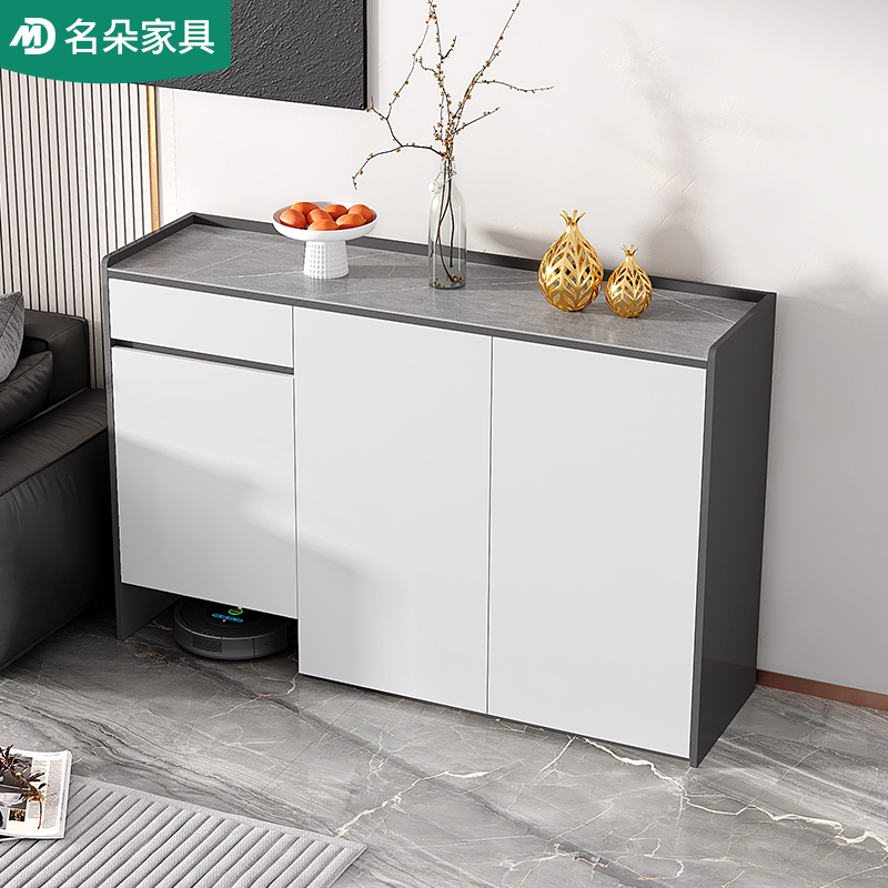 名朵轻奢岩板扫地机器人收纳柜