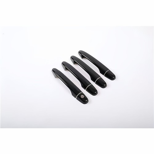 12-16款本田crv门碗拉手装饰贴碳纤纹门把手保护套壳改装用品亮黑