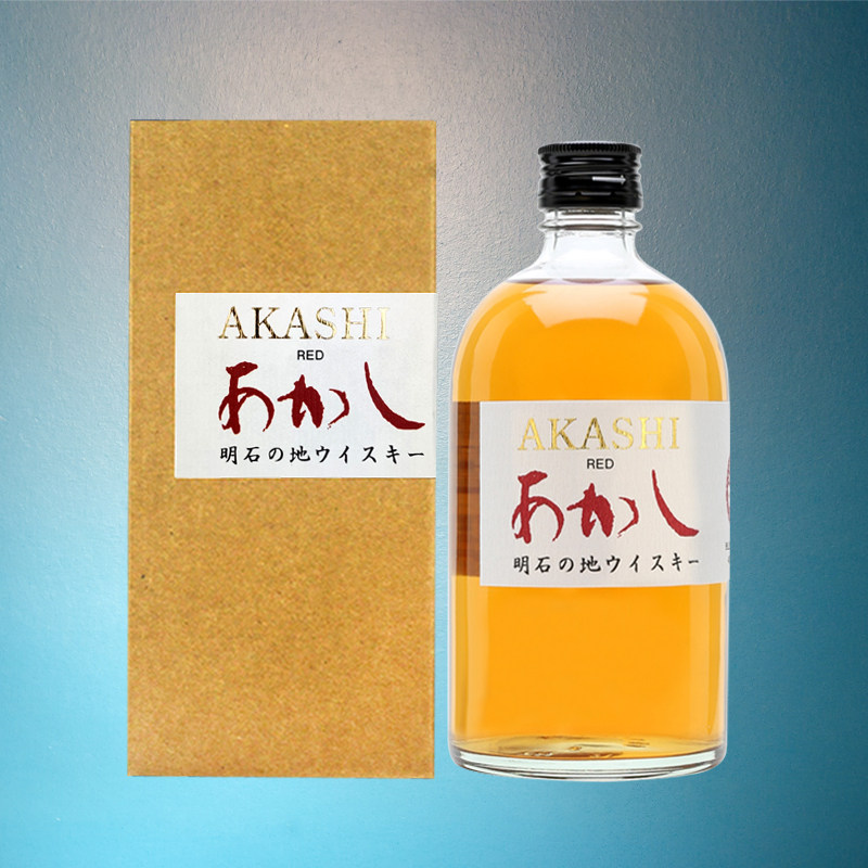明石红标调配型威士忌akashi日本进口调和洋酒500ml