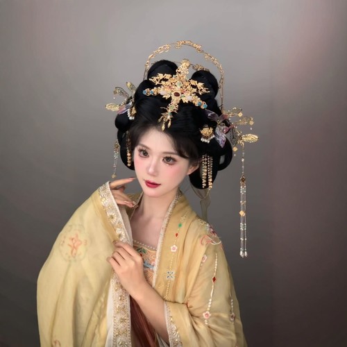 新款镀金原创发冠套装特殊定制