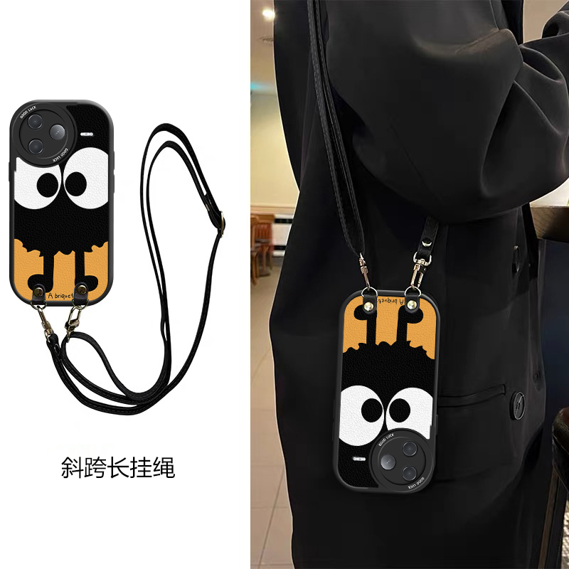 橙色好看可爱全包边防摔