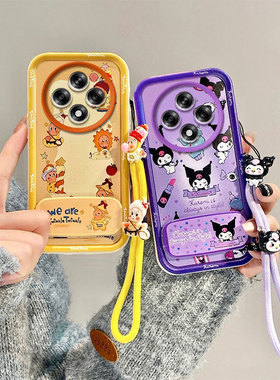 KT镜子支架适用OPPOReno12F手机壳日韩可爱女个性时尚男女OPPOReno12F卡通保护套硅胶米奇星星人外壳OPPORen