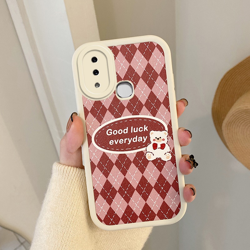 适用vivoy85a手机壳卡通潮女viovy85个性创意vivioy85手机套ins风可爱女生vlvoy85新款保护壳V1801A贴皮纹z1i