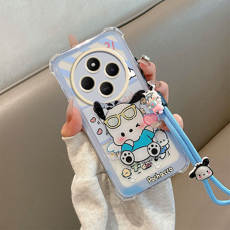 气囊四角防摔卡通男女软壳