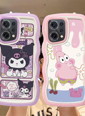 适用于OPPO FINDX5手机壳个性卡通少女PFFM10日韩可爱女opop findx5pro保护套PFEM10时尚学生oopp flndx5搞怪