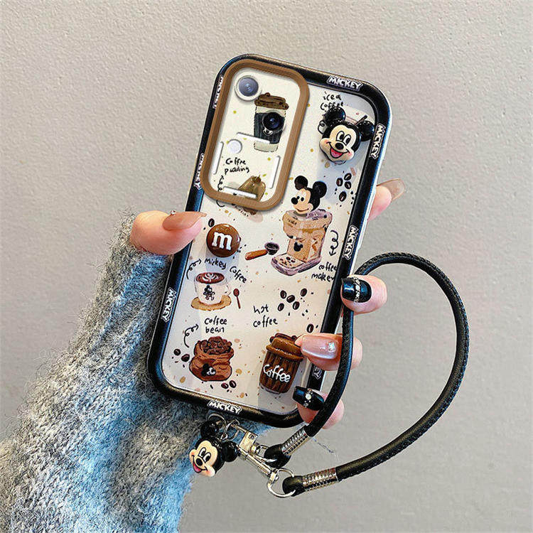 库洛米适用vivoS18手机壳卡通公仔V305G潮少女浮雕立体米奇卡通趣味ins可爱保护壳