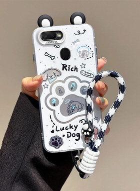 耳朵海绵宝宝适用OPPOF9手机壳派大星opopF9Pro潮少女可爱0ppoA11K手绳oppi f9por保护套学生卡通a11k日韩潮