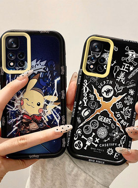 二次元适用红米10手机壳索隆路飞10Prime新款动漫创意全包边防摔硅胶磨砂壳