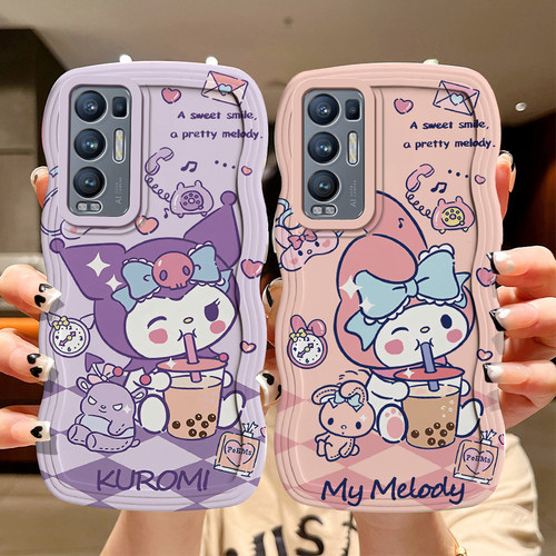 适用OPPO reno5pro+手机壳网红库洛米pdsm00硅胶时尚opopreno5保护套PEGM10个性可爱女0pporeon5pro卡通软壳